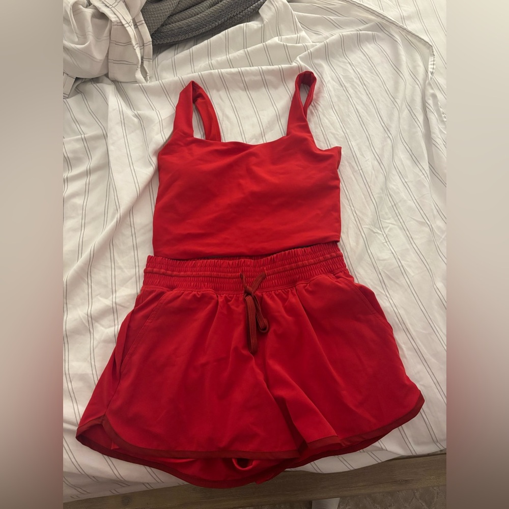 YPB set! Sweatshirt, scrunchie, shorts, tank! Barely worn in good condition.